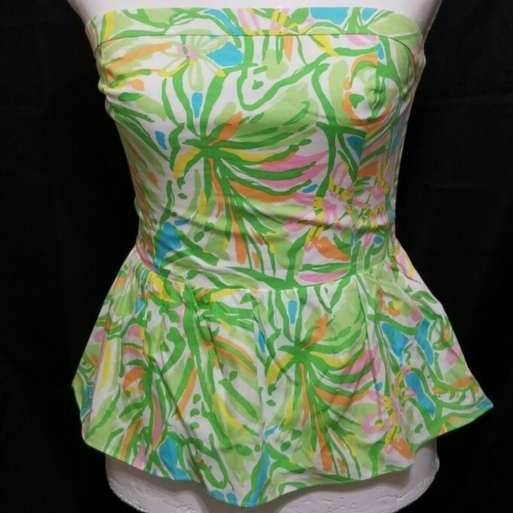 Shandy Strapless Peplum